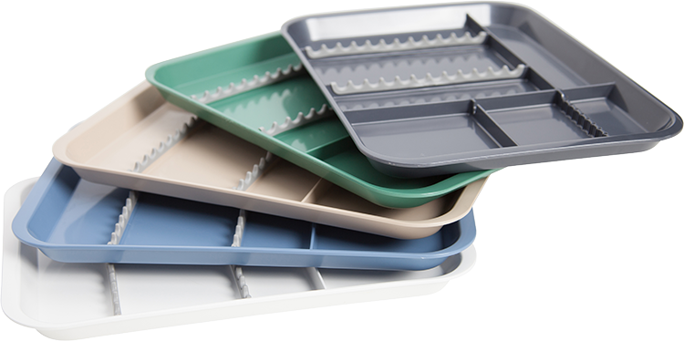 B-Lok Divided Set-Up Trays - 3Z Dental (6178022621376)