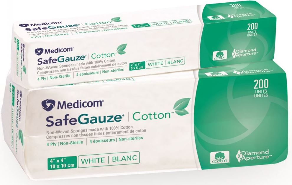 Safe Gauze 4PLY Non Woven Sponges - Medicom (4951844126765)