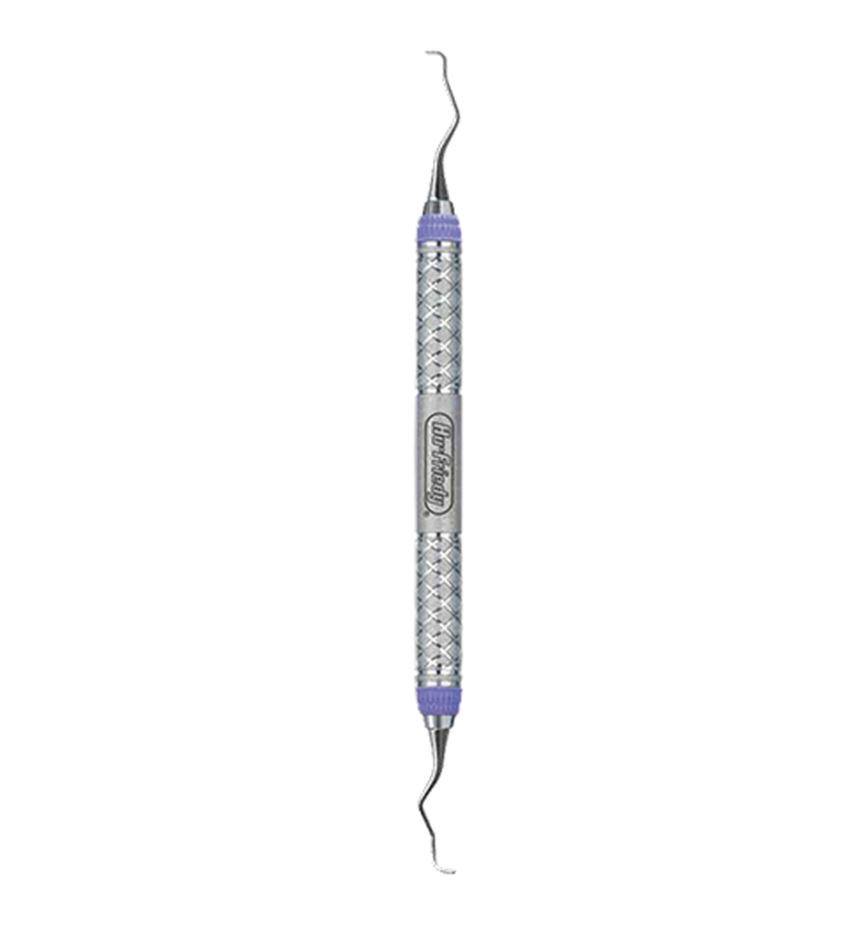 Langer Curette double end 1/2 4 Round Handle - 3Z Dental (4952000757805)