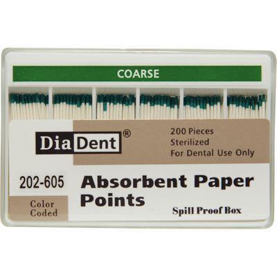 Absorbent Paper Points – Spill-Proof Box, Accessory Sizes, 200/Box - 3Z Dental (6098386944192)