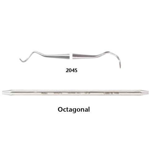 SCALER 204S, DOUBLE-ENDED, OCTAGONAL HANDLE - 3Z Dental (4952006197293)