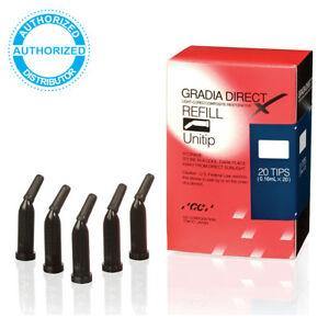 Gradia Direct X Unitip 20 pk - 3Z Dental (4952189370413)