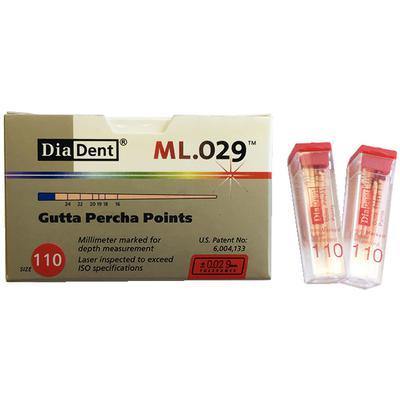 Gutta Percha Points ISO Sizes Non-Marked – Standard Sizes, Vials, 120/Pkg - 3Z Dental