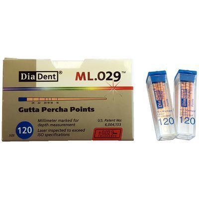 Gutta Percha Points ISO Sizes Non-Marked – Standard Sizes, Vials, 120/Pkg - 3Z Dental