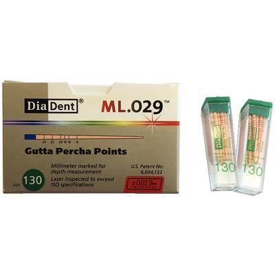 Gutta Percha Points ISO Sizes Non-Marked – Standard Sizes, Vials, 120/Pkg - 3Z Dental