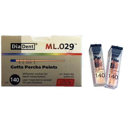 Gutta Percha Points ISO Sizes Non-Marked – Standard Sizes, Vials, 120/Pkg - 3Z Dental