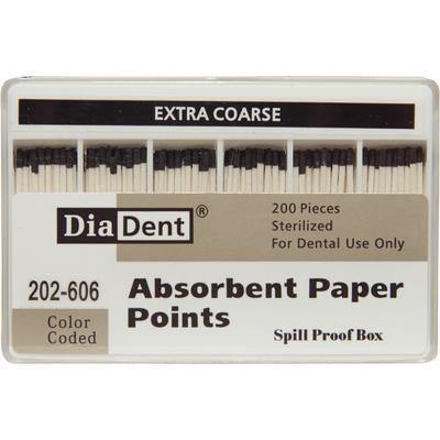 Absorbent Paper Points – Spill-Proof Box, Accessory Sizes, 200/Box - 3Z Dental (6098386944192)