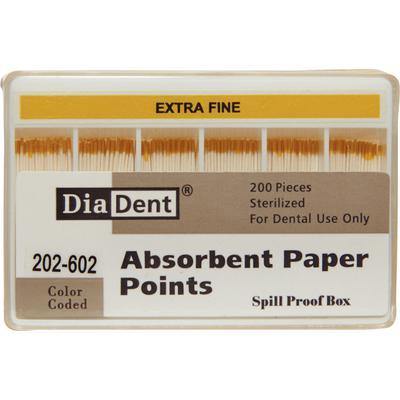 Absorbent Paper Points – Spill-Proof Box, Accessory Sizes, 200/Box - 3Z Dental (6098386944192)