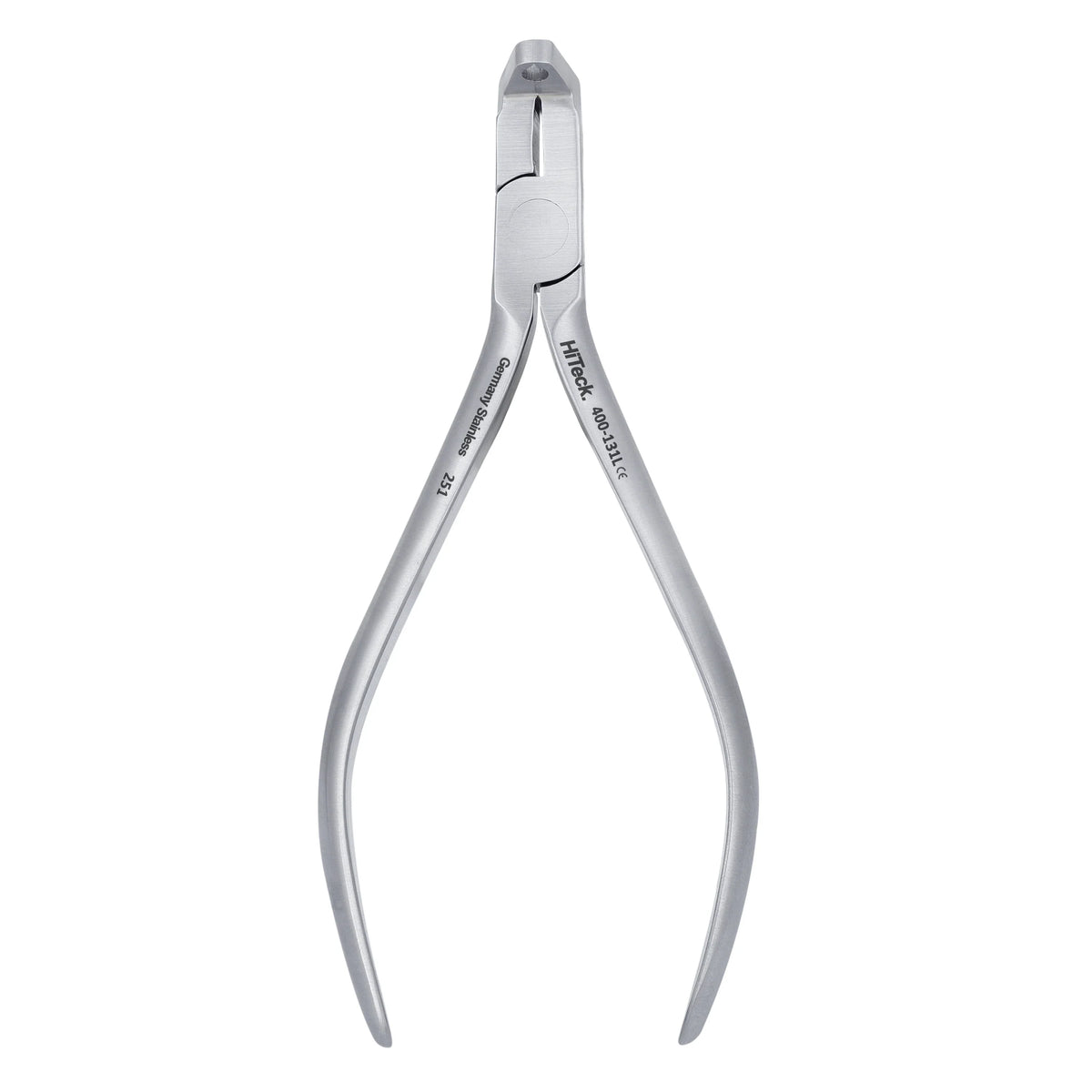 Angulated orthodontic bracket-removing pliers