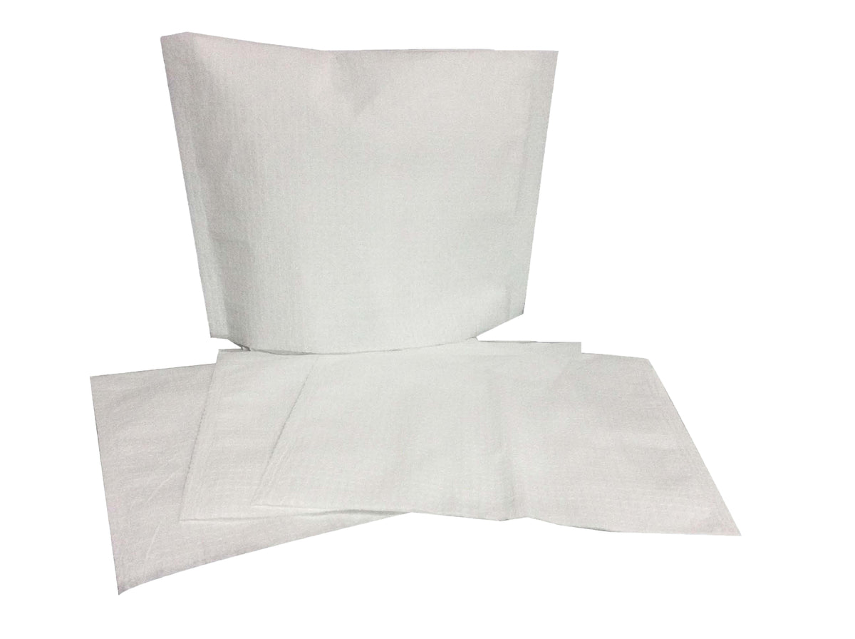 Disposable dental chair headrest covers