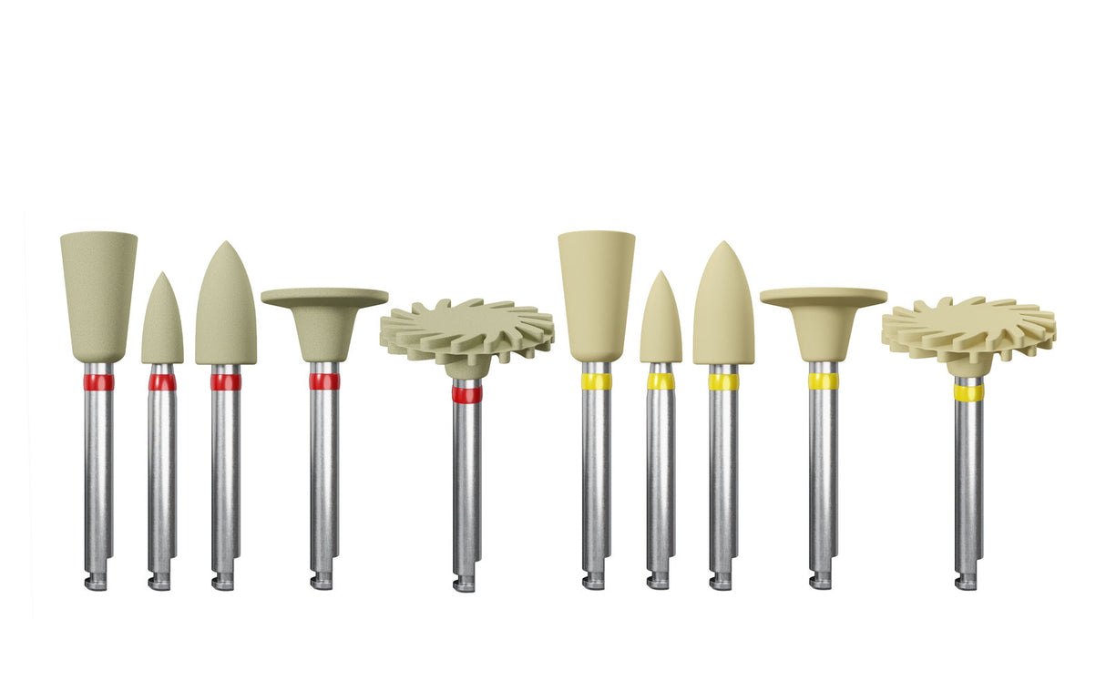 KENDA Deluxe Diamond Polishers for Composite and Hybrid-Ceramic, Assortment, RA, 12pcs