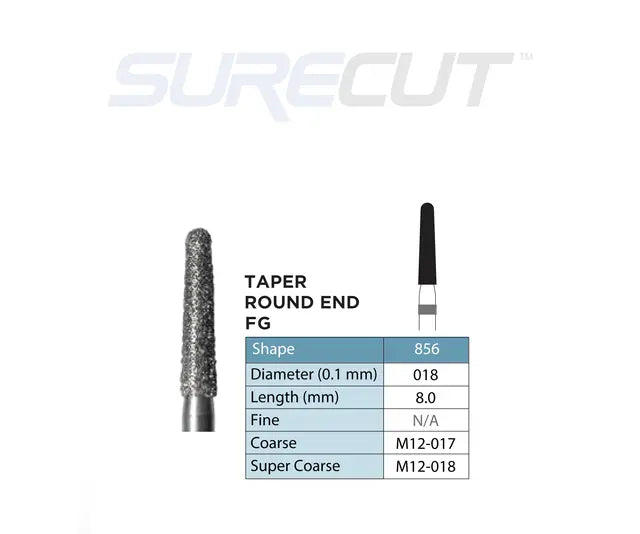 SureCut, Diamond Burs FG - 10/Pk