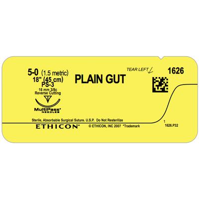 Plain Gut Surgical Sutures Absorbable, Reverse Cutting