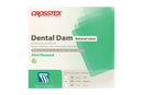 Latex Dental Dam – Mint Flavored, Green, 5" x 5", 52/Box