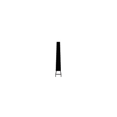 Piranha® Single Patient Use Diamonds – Flat End Taper Long FG, Coarse, Size #847L-014C, 1.4 mm Diameter, 25/Pkg | EXP - 11/2025