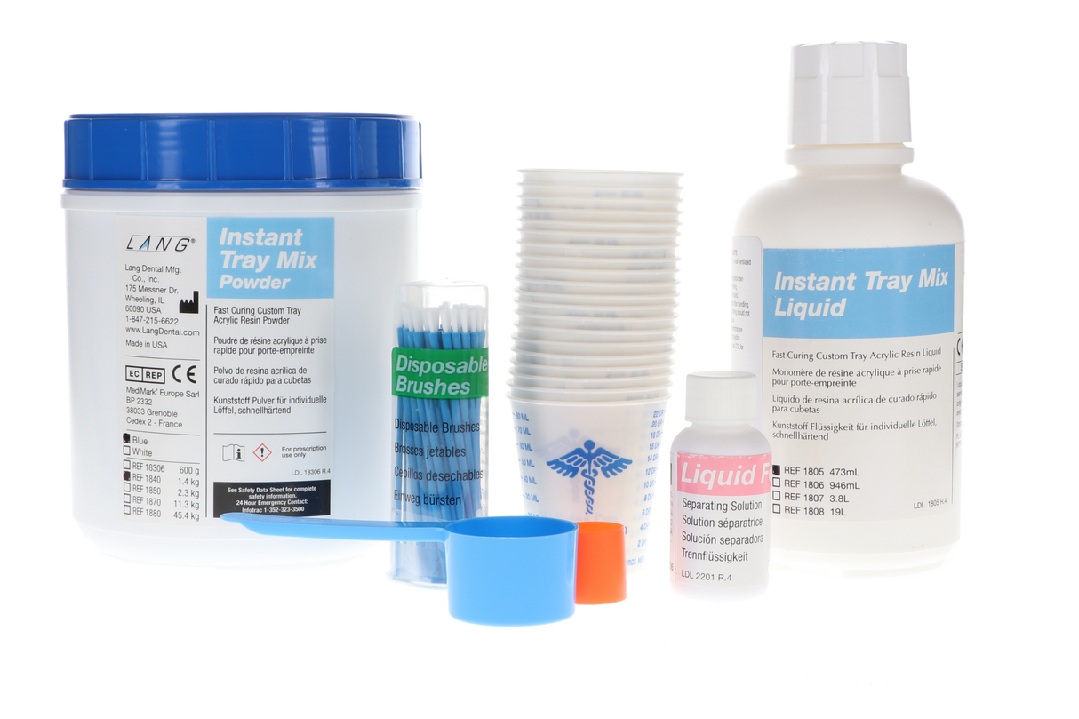 Instant Tray Mix, Powder and Liquid Kits