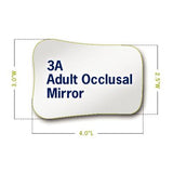 Riofoto Rhodium Intraoral Photographic Mirrors, Adult