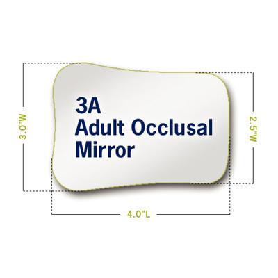 Riofoto Rhodium Intraoral Photographic Mirrors, Adult