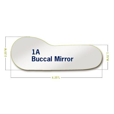 Riofoto Rhodium Intraoral Photographic Mirrors, Adult