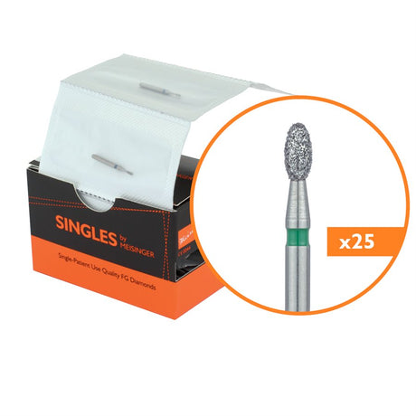 Singles Disposable Diamonds – FG, Football, 25/Pkg