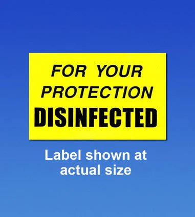 Disinfected Labels