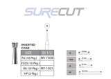 SureCut, Carbide, Inverted Cone