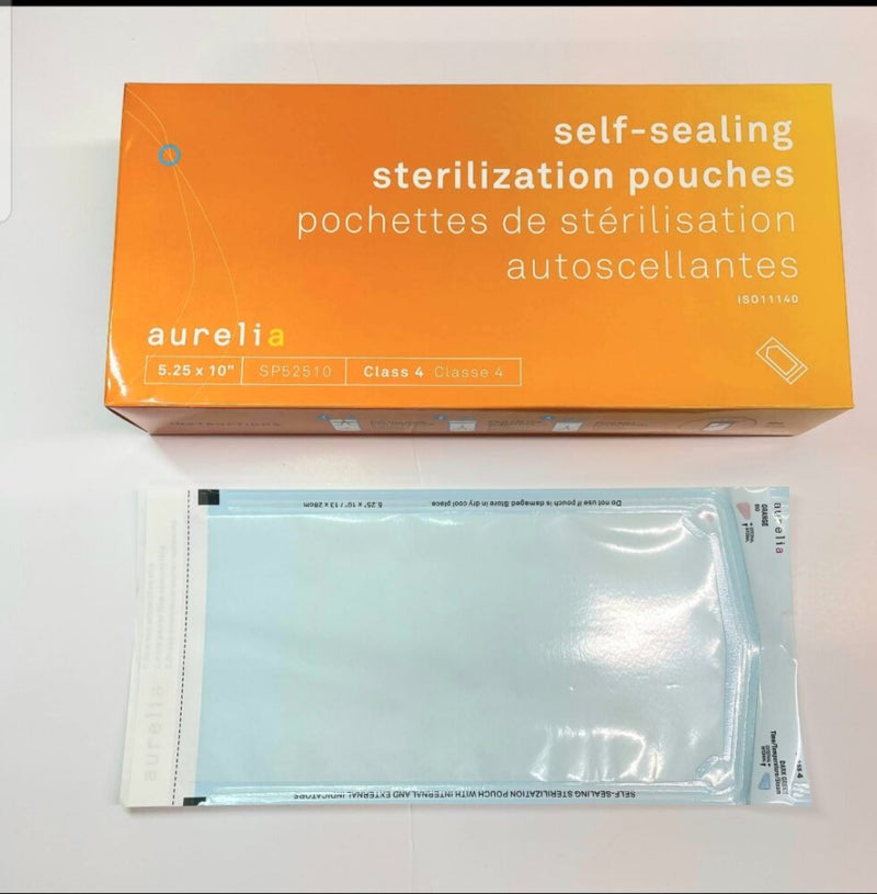 Self-Sealing Sterilization Pouches, Class 4 200/Box