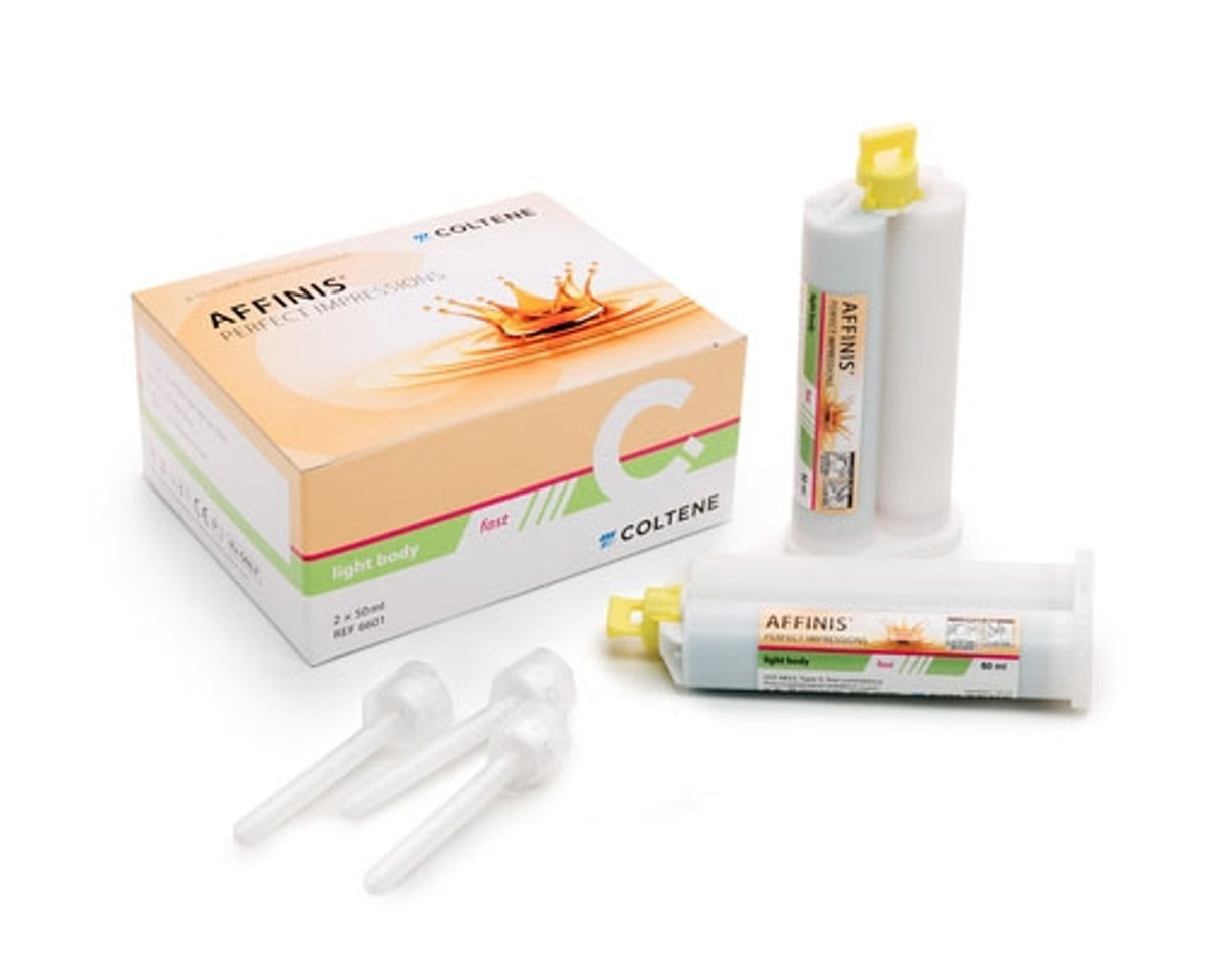 Affinis A-Silicone Wash and Tray Material Impression Material, 2 x 50 ml Cartridge System - EXP - 05/2025