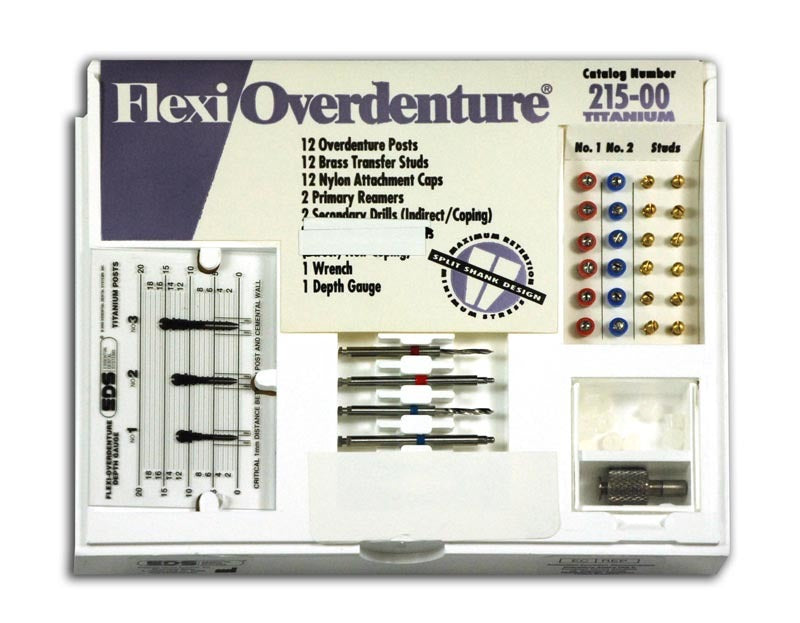 Flexi-Overdenture® 12 Post Stainless Steel Introductory Kit
