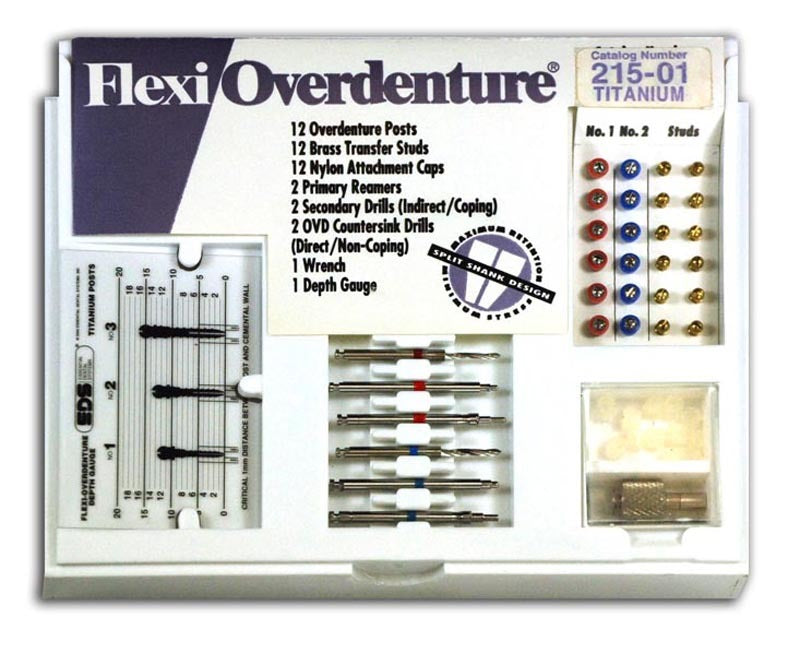 Flexi-Overdenture® 12 Post Stainless Steel Introductory Kit