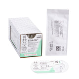 ETHILON™ Nylon Monofilament Sutures Nonabsorbable – Precision Point Reverse Cutting, 3/8 Circle, P-3, Black, 18", 12/Pkg