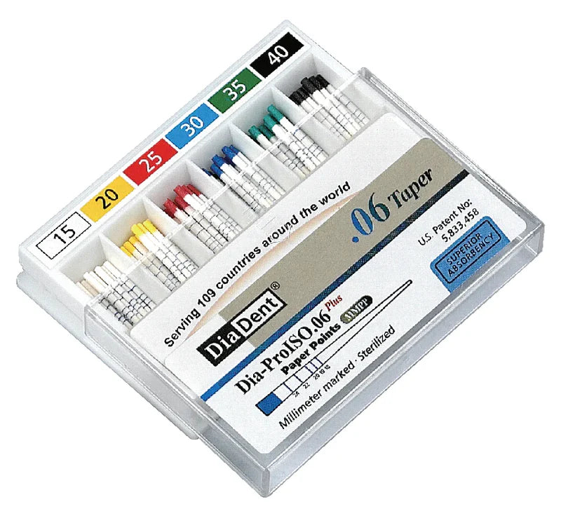 Dia-Pro Iso GT .04 PaperPoint Paper Point 120Pts/box - PPDIA-ProISOGT .04 Cell #15/40 Assorted | EXP - 02/2026