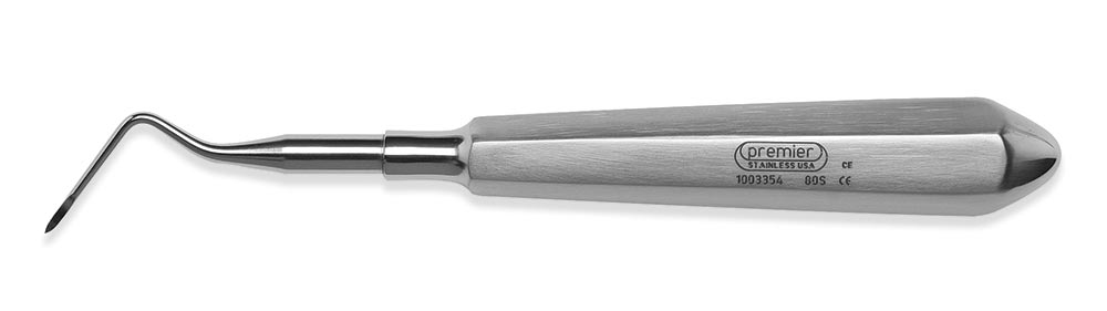 Surgical Elevators – # 80S Apical Pick, Medium Handle, Single End