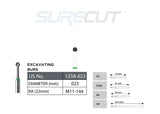 SureCut, Carbide, Excavating Bur RA - 5/Pk