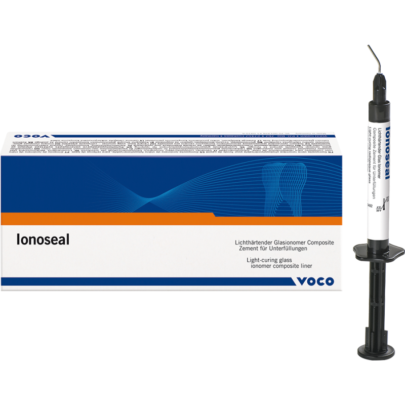 Ionoseal Glass Ionomer Composite Cement, Syringe (2.5 g) Kit