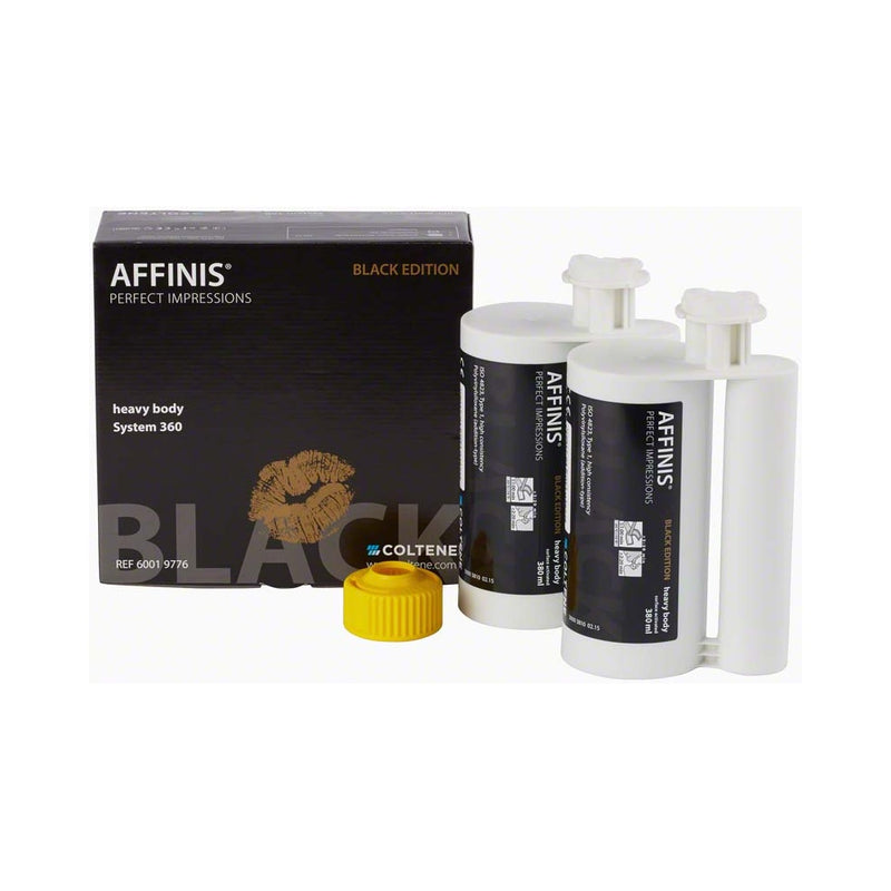 Affinis® Black Edition Impression Material – Heavy Body, 380 ml Cartridge, Refill Kit