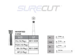 SureCut, Carbide, Inverted Cone
