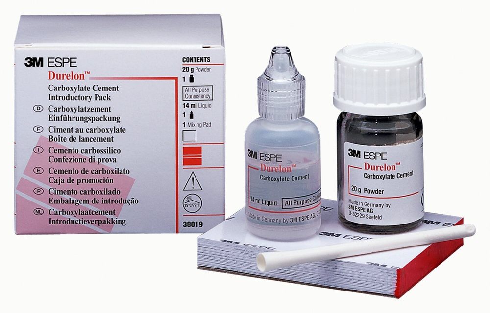 DENTAL POWDER 30g × 3袋 Durelon Carboxylate Luting Cement - Reliable and Versatile Dental