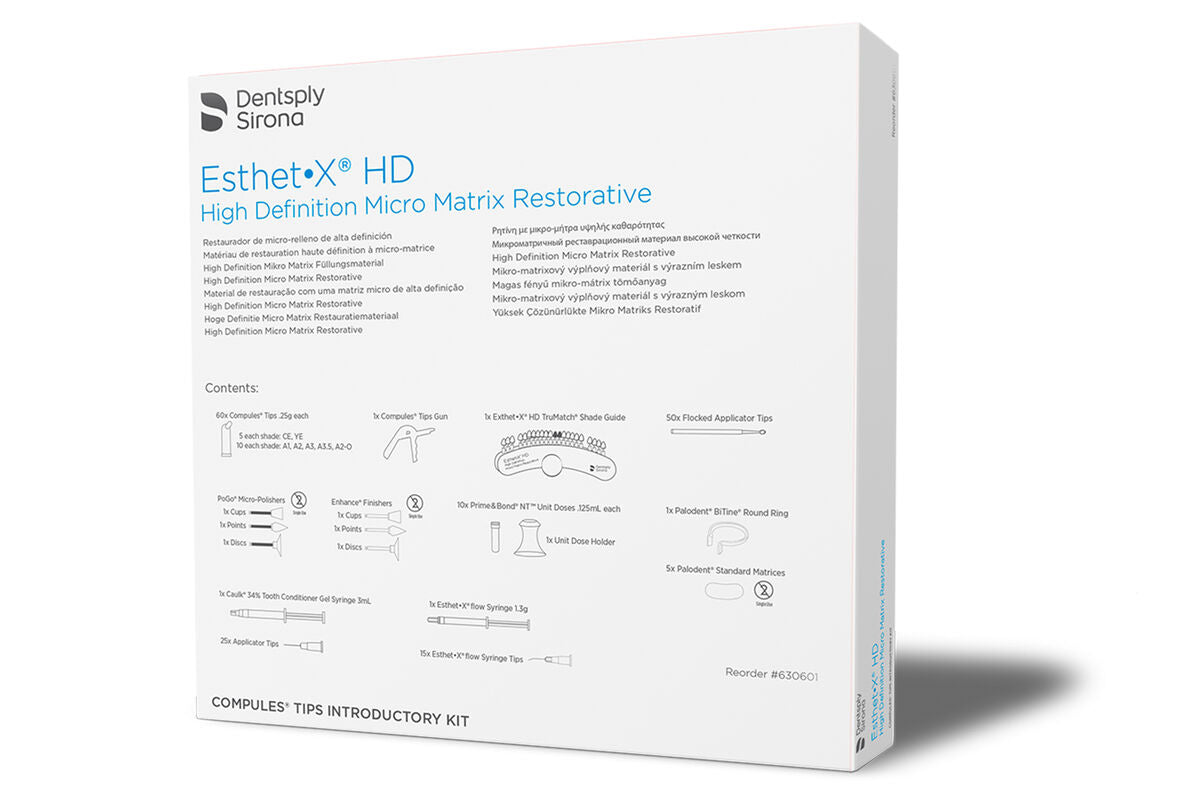 Esthet X HD High Definition Micro Matrix Restorative, 0.25 g Compules Tips Refill