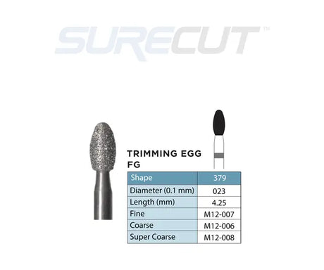 SureCut, Diamond Burs FG - 10/Pk