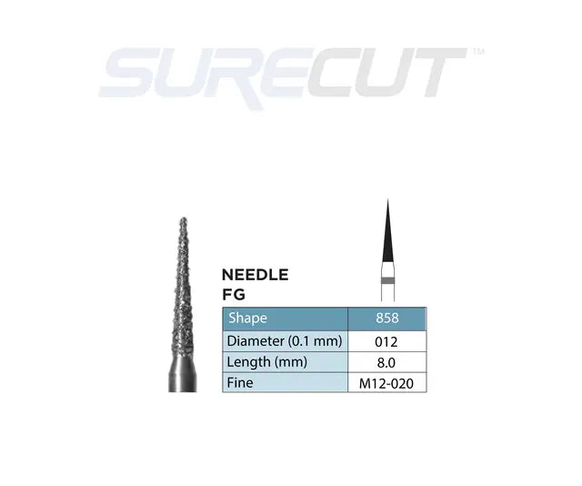 SureCut, Diamond Burs FG - 10/Pk