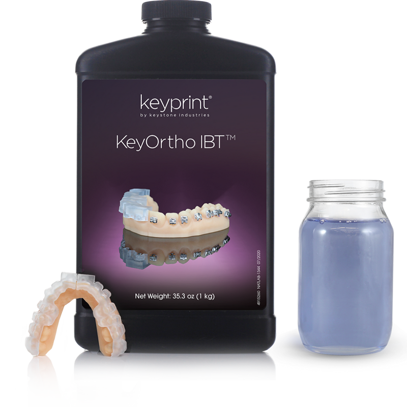 KeyOrtho IBT 3D Resin Material, 1 kg Bottle