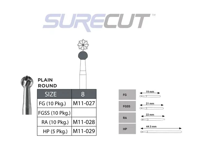 SureCut Carbide Burs
