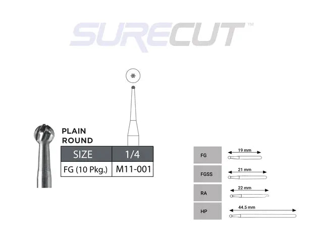 SureCut Carbide Burs