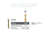 SureCut, Carbide, Trim & Finish, Round Burs FG - 5/Pk