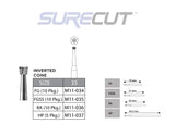 SureCut, Carbide, Inverted Cone