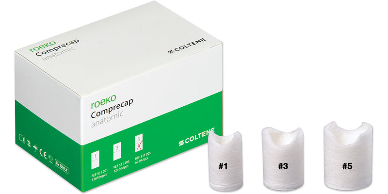 Roeko Comprecap Anatomic Compression Caps, Standard Package
