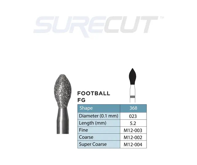 SureCut, Diamond Burs FG - 10/Pk