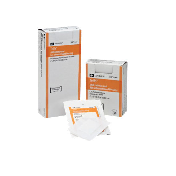 Telfa™ AMD Antimicrobial Non-Adherent Island Dressing | Sterile