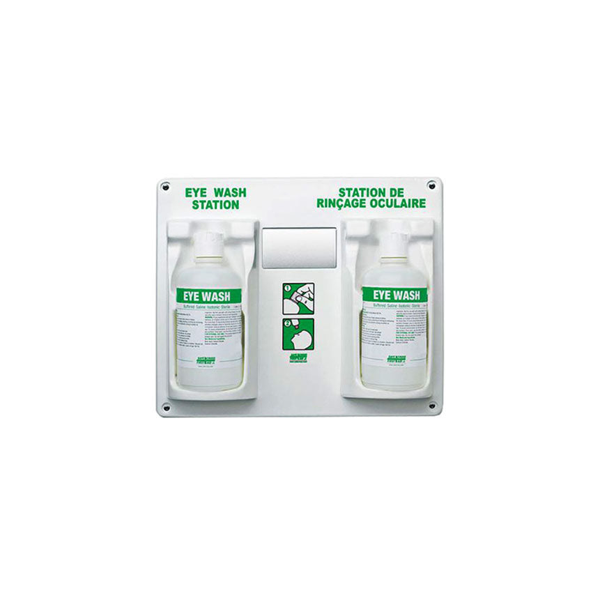 Eye Wash Station, W17-1/2" x H14-1/2" 1L